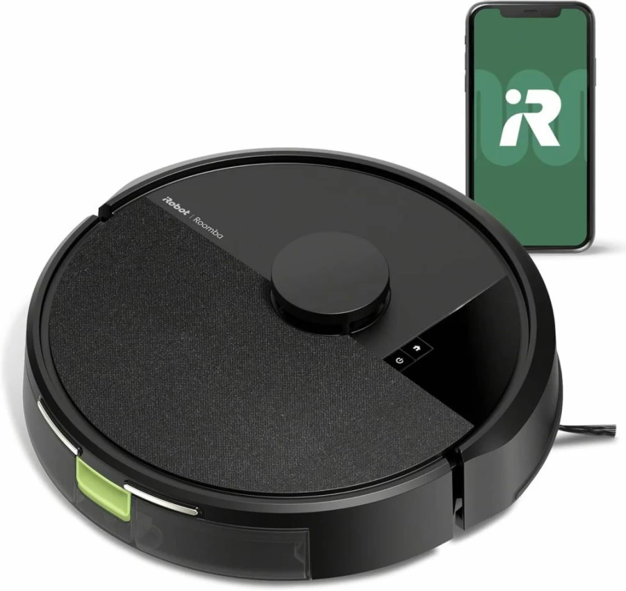 iRobot Roomba 105 Robot Vacuum Cleaner with LiDAR Navigation, Powerful Suction, Multi-Surface Cleaning, Self-Charging, and Row-by-Row Cleaning