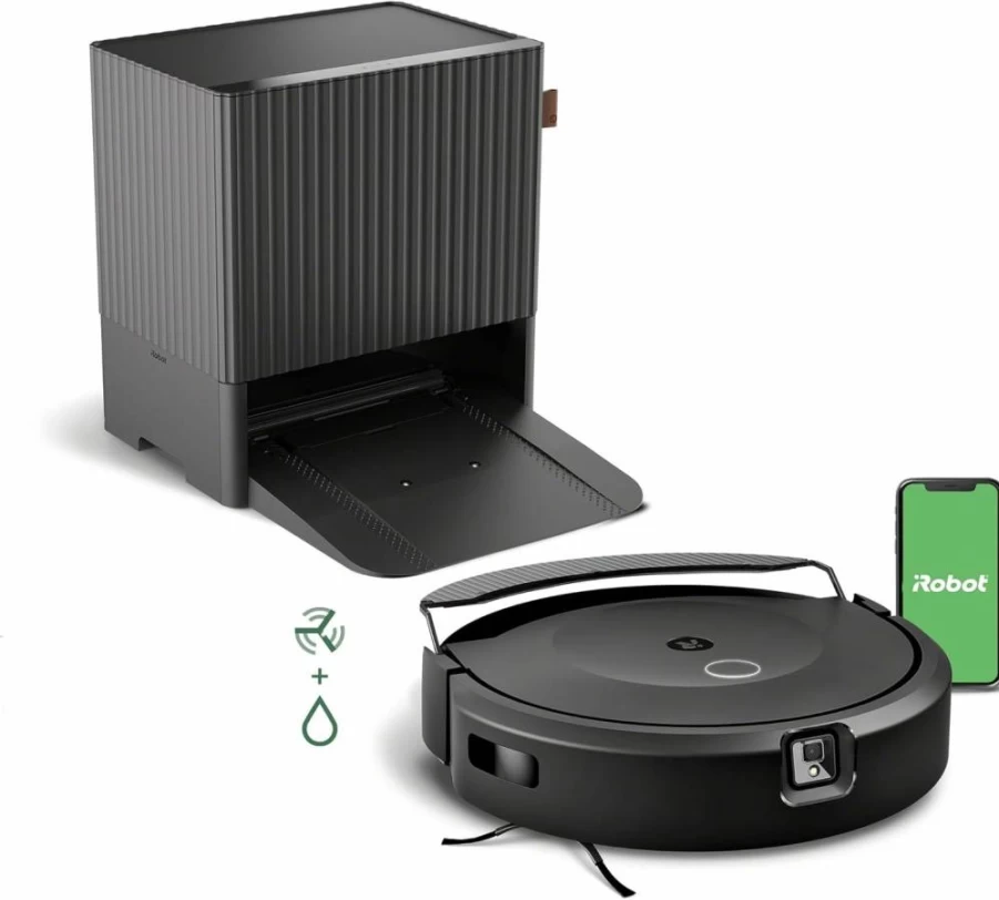 iRobot Roomba Combo j10+ Robot Vacuum and Mop with Auto-Wash Dock | Self-Emptying, Smart Obstacle Avoidance, Auto Mop Retraction | Wi-Fi Connected Cleaning Robot