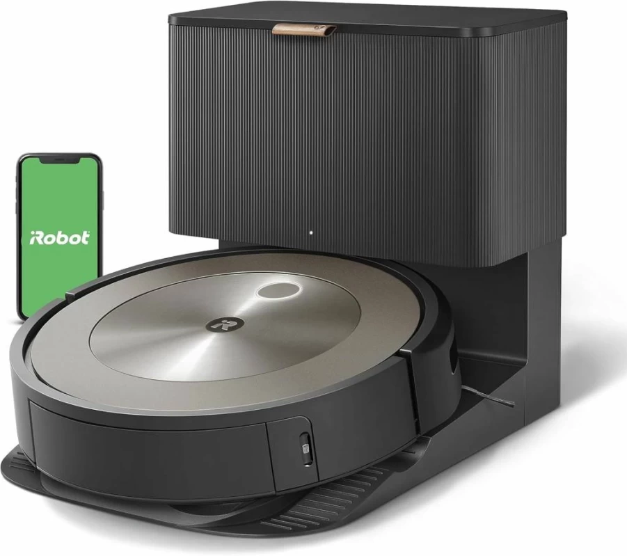 iRobot Roomba j9+ Self-Emptying Robot Vacuum for Pet Hair - Smart Mapping, 60-Day Dustbin, Alexa Compatible, Obstacle Avoidance, Powerful Suction