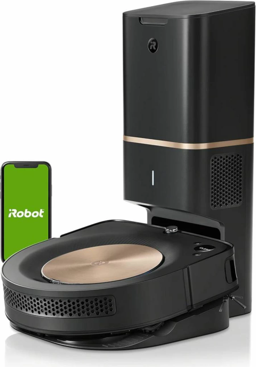 iRobot Roomba S9+ Self-Emptying Robot Vacuum with Smart Mapping, Powerful Suction, and Edge Cleaning - 60-Day Dustbin