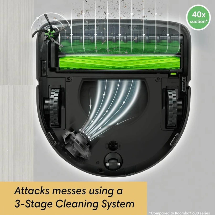 iRobot Roomba S9+ Self-Emptying Robot Vacuum with Smart Mapping, Powerful Suction, and Edge Cleaning - 60-Day Dustbin