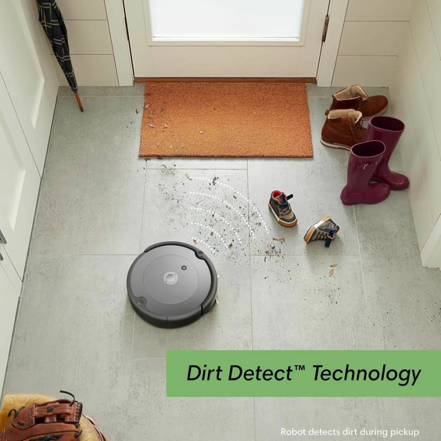 iRobot Roomba Combo Y0110 Robot Vacuum and Mop - Smart Navigation, Power-Lifting Suction, Multi-Surface Cleaning, Self-Charging, Works with Alexa