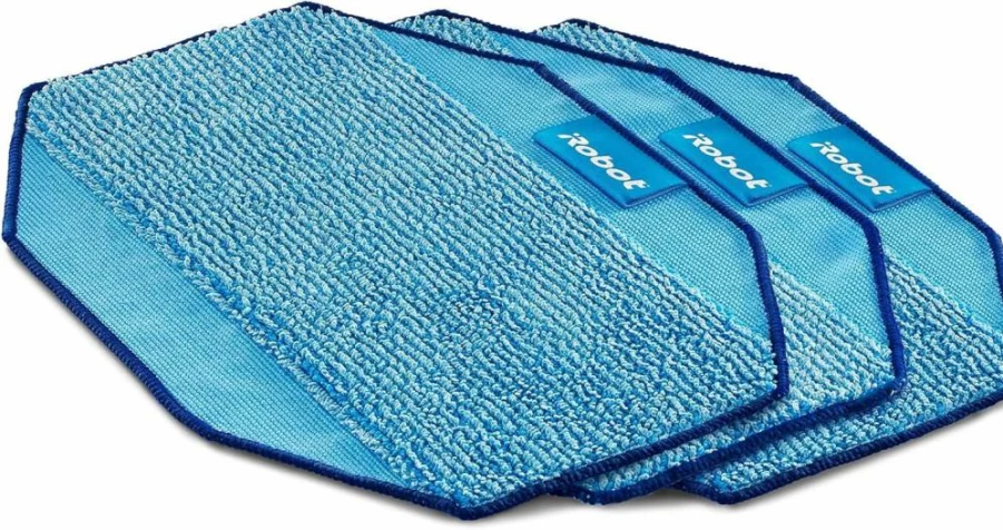 iRobot Braava 300 Series Replacement Mopping Pads - 3-Pack Microfiber Pro-Clean Cloths for Braava Robot Mop